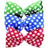 Bow Tie Jumbo Satin W/Polka Dots