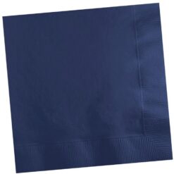 Navy Napkin Beverage 50CT