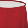 Classic Red Tableskirt 14FT 1 Classic Red Tableskirt 14Ft