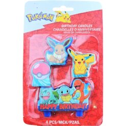 Pokemon™ Birthday Candle Set 4CT