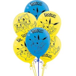 Pokemon™ Balloons Latex 12" 6CT