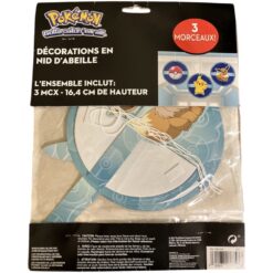 Pokeman Hanging Honeycomb Decorations 3CT 7 Pokeman Hanging Honeycomb Decorations 3Ct