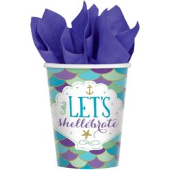Mermaid Wishes Cups Hot/Cold 9oz 8CT