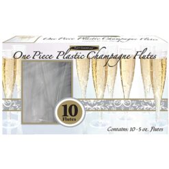 Champagne Flutes 1PC 5oz Boxed 10CT