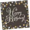 Sparkling Celebration Happy Birthday Napkins Lunch 16CT 2 Sparkle Celebration Happy Birthday Lunch 16Ct