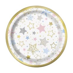 Twinkle Twinkle Little Star Paper Plates 7" 8CT