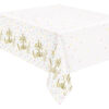 Oh Baby Gold Baby Shower Tablecover 54X84