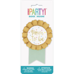 Mom To Be Foil Baby Shower Rosette