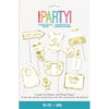 Oh Baby Gold Photo Props 10PC 2 Oh Baby Gold Photo Props 10Pc