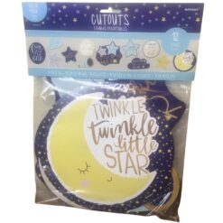 Twinkle Twinkle Little Star Baby Bpy Shower Cutouts 12PCS