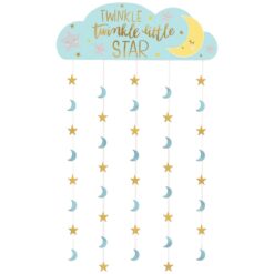 Twinkle Twinkle Little Star Hanging Baby Shower Decor Backdrop