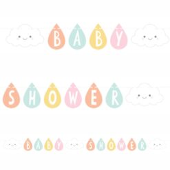 Sunshine Baby Shaped Ribbon Banner