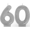 Numeral Candle Silver 60