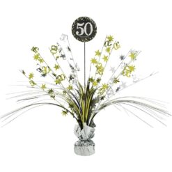 Sparkling Celebration 50th Birthday Centerpiece 18"
