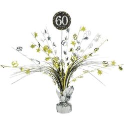 Sparkling Celebration 60th Birthday Centerpiece