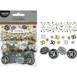 Sparkling Celebration 50th Birthday Confetti 1.2oz