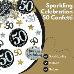 Sparkling Celebration 50th Birthday Confetti 1.2oz