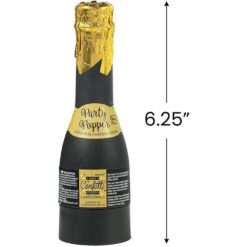 Sparkling Celebration Confetti Popper Mini Champagne Bottle 6.25" 8 Sparkling Celebration Confetti Popper Mini Champagne Bottle 6.25&Quot;