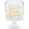 Happy Birthday Tiny Pedestal Cups 2oz 30CT 1 Happy Birthday Tiny Pedestal Cups 2Oz 30Ct