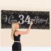 Sparkling Celebration Add-Any-Age Plastic Banner Kit 60" x 20" 2 Sparkling Celebration Add-Any-Age Plastic Banner Kit 60&Quot; X 20&Quot;