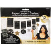 Sparkling Celebration Paper Lantern Garland 12FT 1 Sparkling Celebration Paper Lantern Garland 12Ft