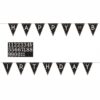 Sparkling Celebration Add-Any-Age Pennant Banner 13Ft