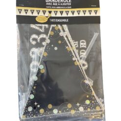 Sparkling Celebration Add-Any-Age Pennant Banner 13ft