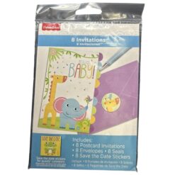 Fisher Price Hello Baby Postcard Invitations 8CT