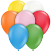 11" STD Astd Latex Balloons w/White 100CT